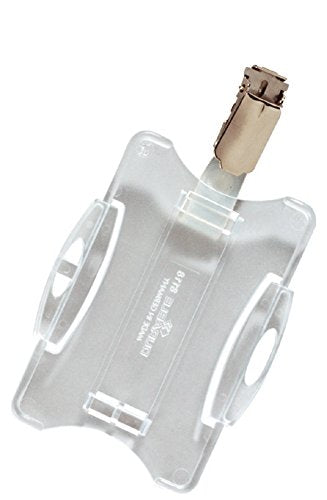 Best Value Durable Security Pass Holder - Clear, Pack of 25