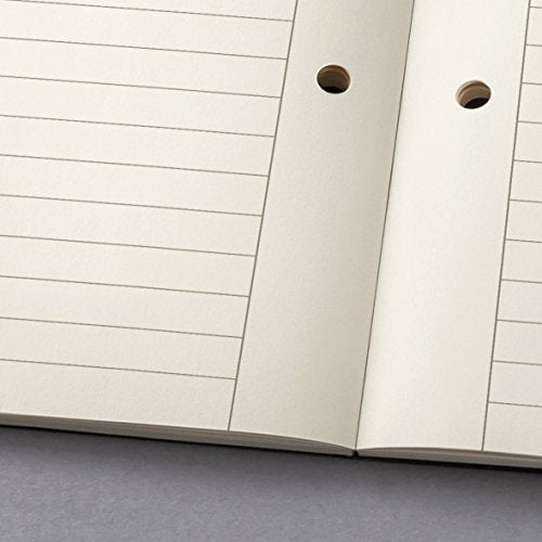 Sigel CONCEPTUM A5 Casebound Hard Cover Notepad 2 Hole Punched Ruled 120 Detachable Pages Black CO803