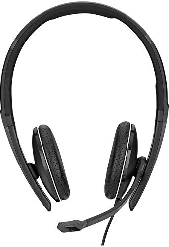 EPOS I SENNHEISER ADAPT SC 165 USB-C - SC 100 series - headset - on-ear - wired - 3.5 mm jack, USB-C - black - Certified for Skype for Business