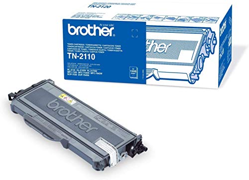 Brother TN2110 - Black - original - toner cartridge - for Brother DCP-7030, 7040, 7045, HL-2140, 2150, 2170, MFC-7320, 7440, 7840, Justio DCP-7040