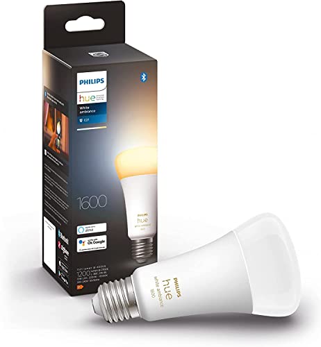Philips Hue White ambiance - LED light bulb - shape: A67 - E27 - 13 W (equivalent 100 W) - class F - warm to cool white light - 2200-6500 K