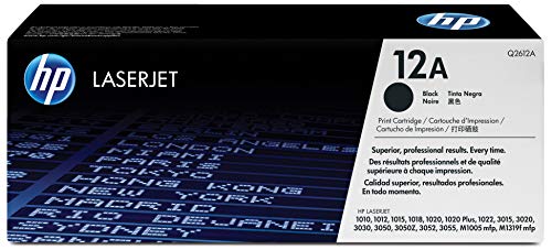 Best Value HP Q2612A 12A Original LaserJet Toner Cartridge, Black, Pack of 1