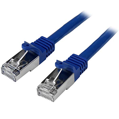Best Value StarTech.com N6SPAT2MBL 2 m Cat6 Patch Cable, Shielded (SFTP) Snagless Gigabit Network Patch Cable - Blue Cat 6 Ethernet Patch Lead