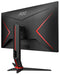 AOC Gaming 24G2U/BK - LED monitor - 24" (23.8" viewable) - 1920 x 1080 Full HD (1080p) @ 144 Hz - IPS - 250 cd/m - 1000:1 - 1 ms - 2xHDMI, VGA, DisplayPort - speakers - black