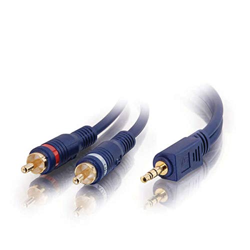 C2G Velocity - Audio cable - RCA male to stereo mini jack male - 3 m - shielded
