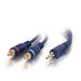 C2G Velocity - Audio cable - RCA male to stereo mini jack male - 3 m - shielded