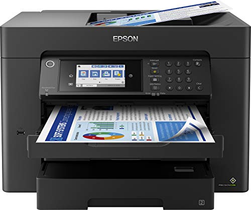 Epson WorkForce Pro WF-7840DTWF - Multifunction printer - colour - ink-jet - A3 plus (311 x 457 mm) (original) - A3 (media) - up to 25 ppm (printing) - 550 sheets - 33.6 Kbps - USB 2.0, LAN, Wi-Fi(n), USB host