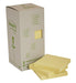 Best Value Post-it 654-1T Recycled Notes - Canary Yellow - Tower Pack Of 16 Pads 100 Sheets Per Pad - 76 mm x 76 mm