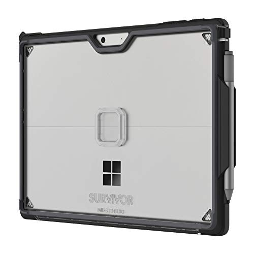 Griffin Survivor Endurance - Back cover for tablet - black - for Microsoft Surface Pro 7