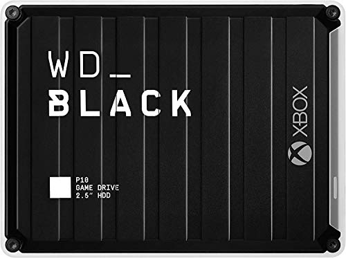 WD_BLACK P10 Game Drive for Xbox One WDBA5G0050BBK - Hard drive - 5 TB - external (portable) - USB 3.2 Gen 1 - black with white trim