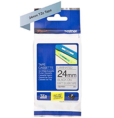 Brother TZe-M951 - Black on matte silver - Roll (2.4 cm x 8 m) 1 roll(s) laminated tape - for Brother PT-D600, P-Touch PT-D800, P900, P950, P-Touch Cube Plus PT-P710