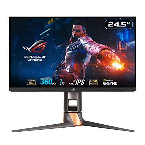 ASUS ROG Swift 360Hz PG259QN - LED monitor - 24.5" - 1920 x 1080 Full HD (1080p) @ 360 Hz - IPS - 400 cd/m - HDR10 - 1 ms - HDMI, DisplayPort