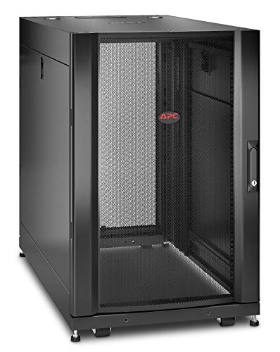 APC NetShelter SX - Rack cabinet - black - 18U - 19" - for P/N: SURT48RMXLBP