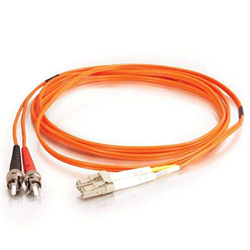 C2G LC-ST 50/125 OM2 Duplex Multimode PVC Fiber Optic Cable (LSZH) - Network cable - ST multi-mode (M) to LC multi-mode (M) - 10 m - fibre optic - duplex - 50 / 125 micron - OM2 - halogen-free - orange