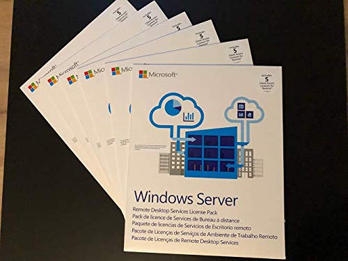 Microsoft Windows Remote Desktop Services 2019 - Licence - 5 device CALs - Win - English