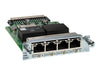 Cisco Third-Generation 4-Port T1/E1 Multiflex Trunk Voice/WAN Interface Card - Expansion module - EHWIC - 4 ports - T-1/E-1 - refurbished