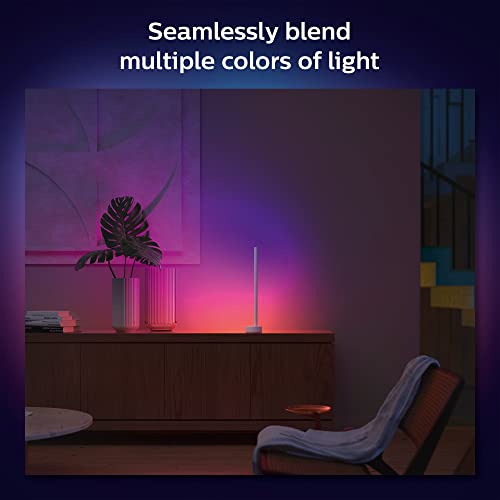 Philips Hue White and Color Ambiance Gradient Signe - Desk lamp - LED - 16 million colours/warm to cool white light - 2000-6500 K - white