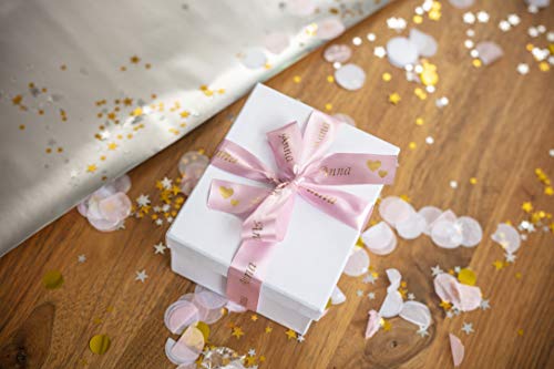 Brother TZe-RE54 - Satin - gold on pink - Roll (2.4 cm x 4 m) 1 roll(s) ribbon tape - for Brother PT-D600, P-Touch PT-3600, D600, D800, E550, P750, P900, P950, P-Touch EDGE PT-P750