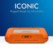 4TB Rugged USB 3.1 Type C Orange Ext HDD