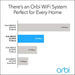 NETGEAR Orbi WiFi System RBK50 - Wi-Fi system (router, extender) - up to 5,000 sq.ft - mesh - GigE - 802.11a/b/g/n/ac - Tri-Band