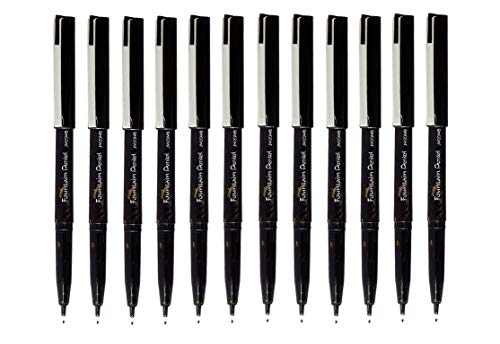 Best Value Pentel JM20MB-A Fountain - Black (pack of 12)