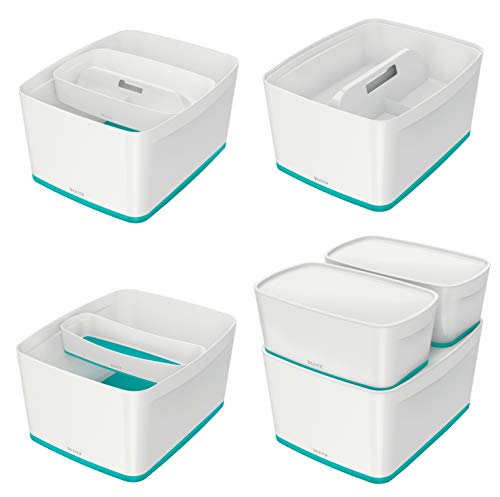 Leitz Mybox Large With Lid Wow White Ice Blue Dd