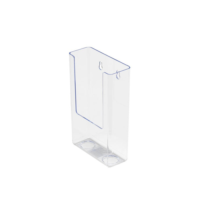 Best Value Deflecto Flatback Literature Holder Wall-mounted Single-Pocket Portrait 1/3xA4 Clear Ref 76001