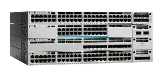 Cisco Catalyst 3850-24S-E - Switch - L3 - Managed - 24 x Gigabit SFP - desktop, rack-mountable - refurbished
