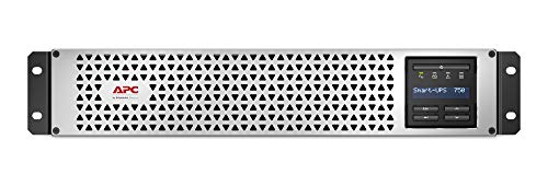 APC Smart-UPS Li-Ion 750VA Short Depth with SmartConnect - UPS (rack-mountable / external) - AC 230 V - 600 Watt - 750 VA - RS-232, USB - output connectors: 6 - 2U - black - for P/N: AR106V, AR4018SPX432, AR4024SP, AR4024SPX429, AR4024SPX431, AR4024SPX432
