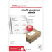 Best Value OD 99.1 x 67.7 mm Multi-Purpose Labels with Round Corners (Pack of 40 Sheets) - White