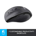 Logitech Marathon M705 - Mouse - right-handed - laser - wireless - 2.4 GHz - USB wireless receiver