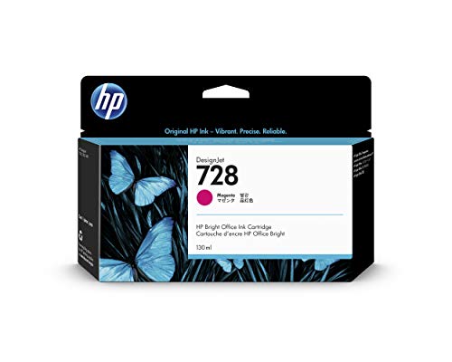HP 728 - 130 ml - magenta - original - DesignJet - ink cartridge - for DesignJet T730, T830