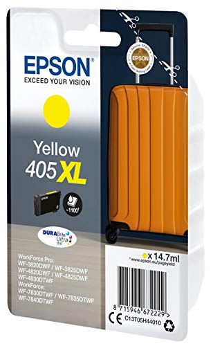 Epson 405XL - 14.7 ml - XL - yellow - original - blister with RF/acoustic alarm - ink cartridge - for WorkForce WF-7830, 7835, 7840, WorkForce Pro WF-3820, 3825, 4820, 4825, 4830