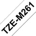 Brother TZe-M261 - Matte - self-adhesive - black on matte white - Roll (3.6 cm x 8 m) 1 roll(s) laminated tape - for Brother PT-P950, P-Touch PT-3600, 9700, D800, E800, P900, P950, P-Touch Cube XP PT-910