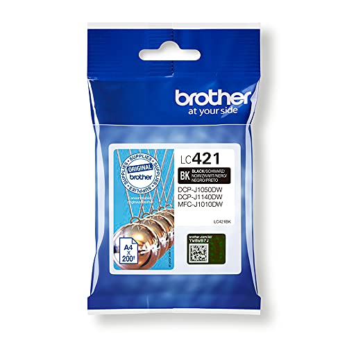 Brother LC421BK - Black - original - ink cartridge - for Brother DCP-J1140DW, MFC-J1010DW