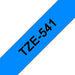Best Value Brother TZe-541 Labelling Tape Cassette, 18 mm (W) x 8 m (L), Laminated, Brother Genuine Supplies - Black on Blue