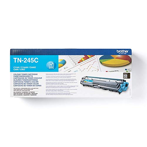 Brother TN245C - High Yield - cyan - original - toner cartridge - for Brother DCP-9015, DCP-9020, HL-3140, HL-3150, HL-3170, MFC-9140, MFC-9330, MFC-9340
