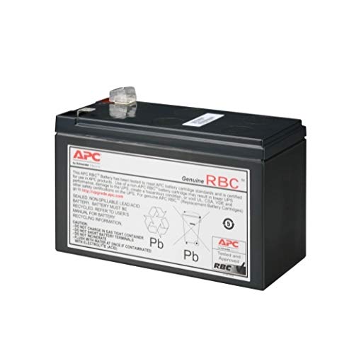 APC Replacement Battery Cartridge #164 - UPS battery - 1 x Lead Acid 128 Wh - black - for Back-UPS Pro BR900MI