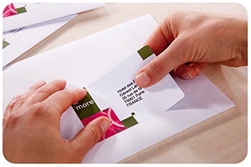 Best Value Avery Self Adhesive Address Mailing Labels, Inkjet Printers, 14 Labels per A4 Sheet, 350 labels, QuickDRY (J8163) White