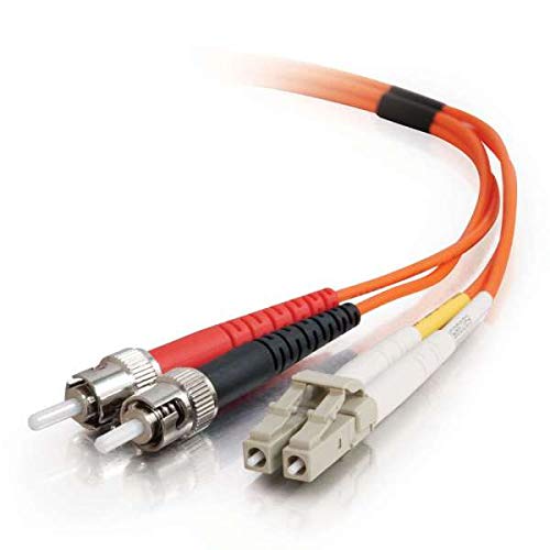 C2G LC-ST 50/125 OM2 Duplex Multimode PVC Fiber Optic Cable (LSZH) - Network cable - ST multi-mode (M) to LC multi-mode (M) - 10 m - fibre optic - duplex - 50 / 125 micron - OM2 - halogen-free - orange