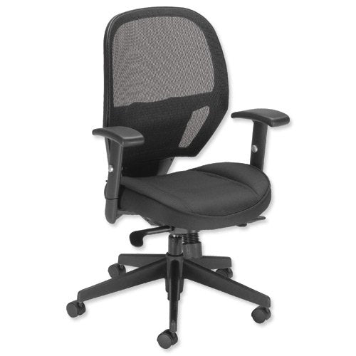 Denver Black Mesh Chair No Headrest OP000234