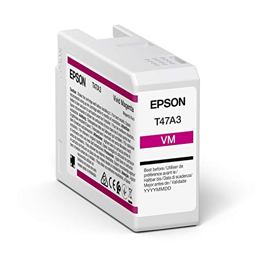 Epson Vivid Magenta T47A3 Pro10 Ink Cart 50Ml