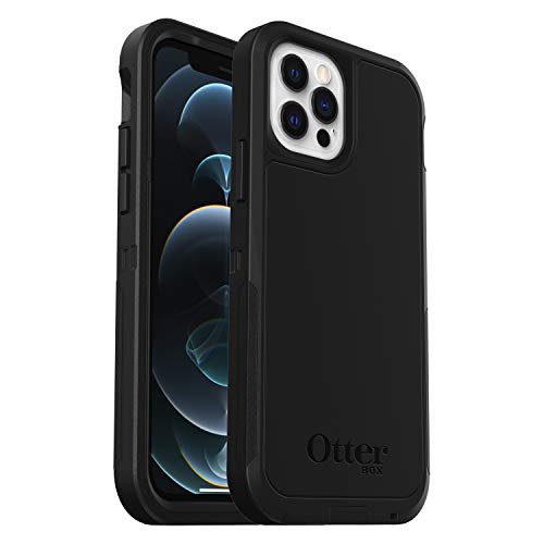 OtterBox Defender Series XT with MagSafe - Back cover for mobile phone - polycarbonate, synthetic rubber - black - for Apple iPhone 12, 12 Pro