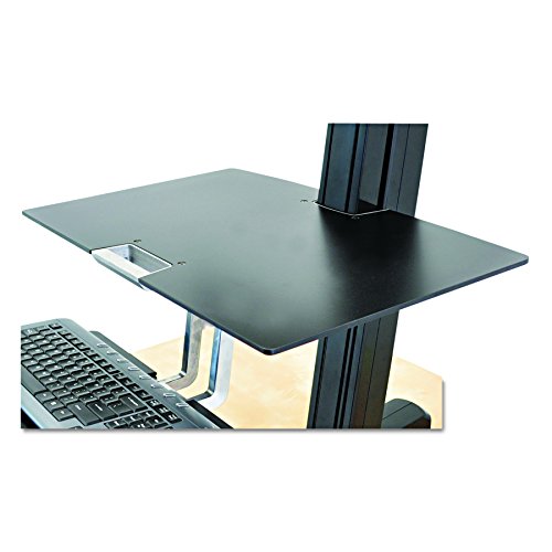 Ergotron WorkFit-S Worksurface - Mounting component (surface) for tablet - black
