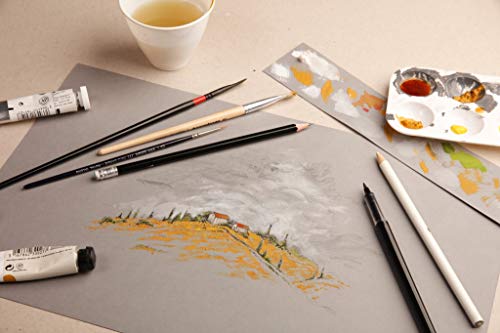 PaintOn Pad A5 30sh 250gsm Grey (Pack 4) 975808C