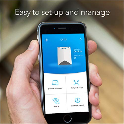 NETGEAR Orbi Pro SRR60 - Wireless router - 3-port switch - GigE - 802.11a/b/g/n/ac - Tri-Band - wall-mountable, ceiling-mountable