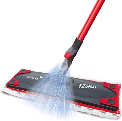 Best Value Vileda 1-2 Spray Microfibre Flat Spray Mop
