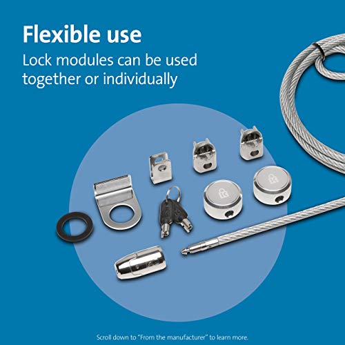 Kensington Locking Kit - Security cable lock - silver - 2.44 m - for Apple Pro Display XDR
