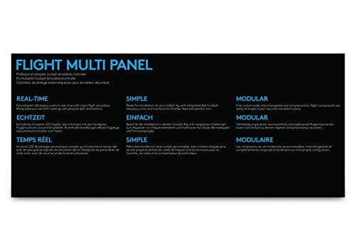 Logitech Multi Panel - Flight simulator instrument panel - wired - for PC