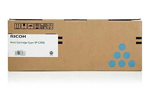Best Value Ricoh 407544 Laser Toner Cartridge for SPC252E with 1.6K Yield - Cyan
